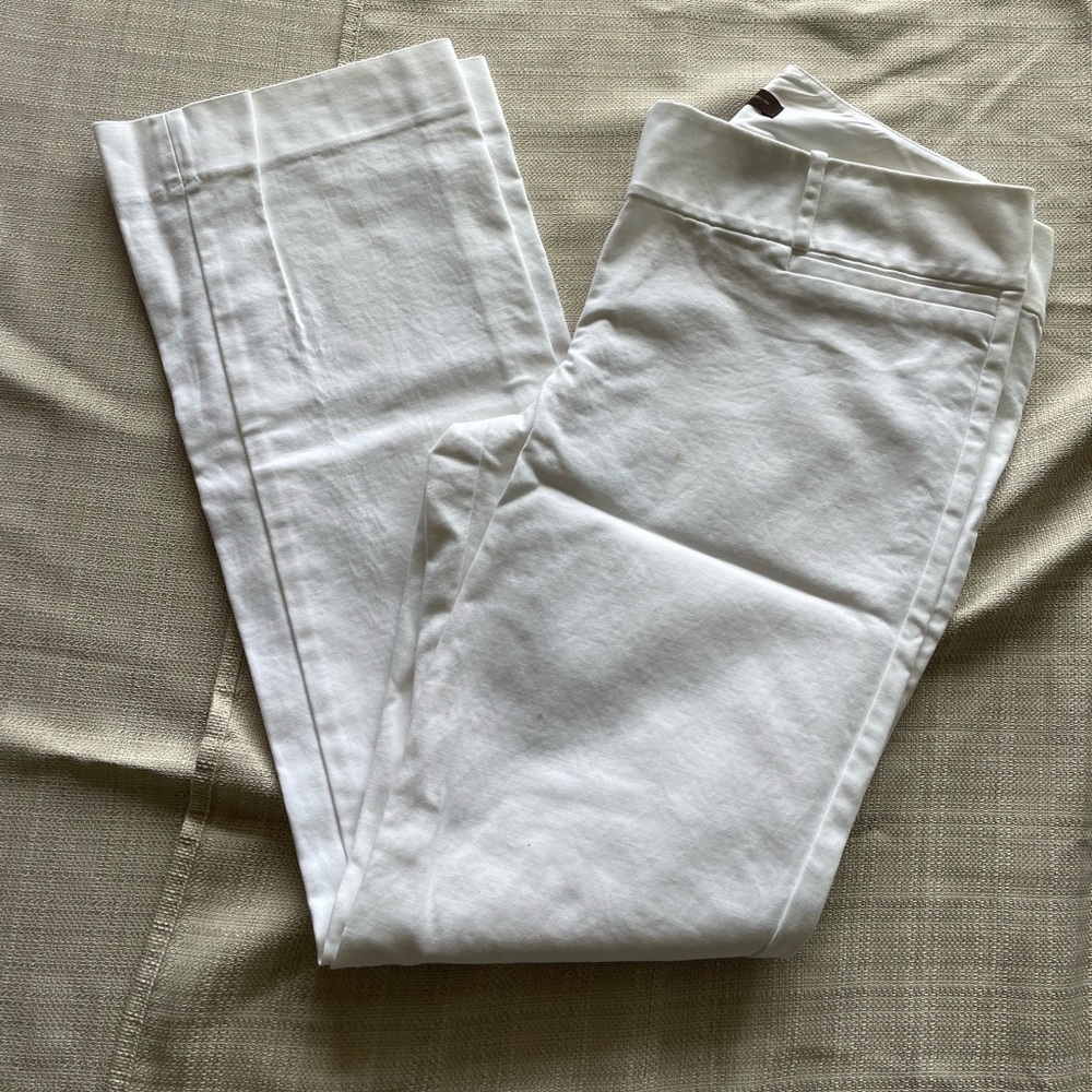 Women's The Limited, Drew Fit, White Dress Pants - Sz. 12R